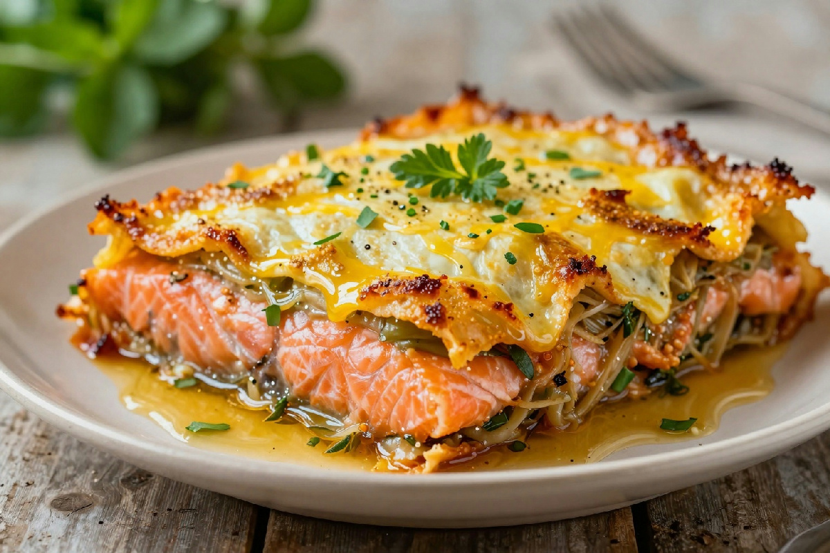 Lasagne al salmone: un'alternativa leggera e fresca che rivoluziona la tradizione culinaria