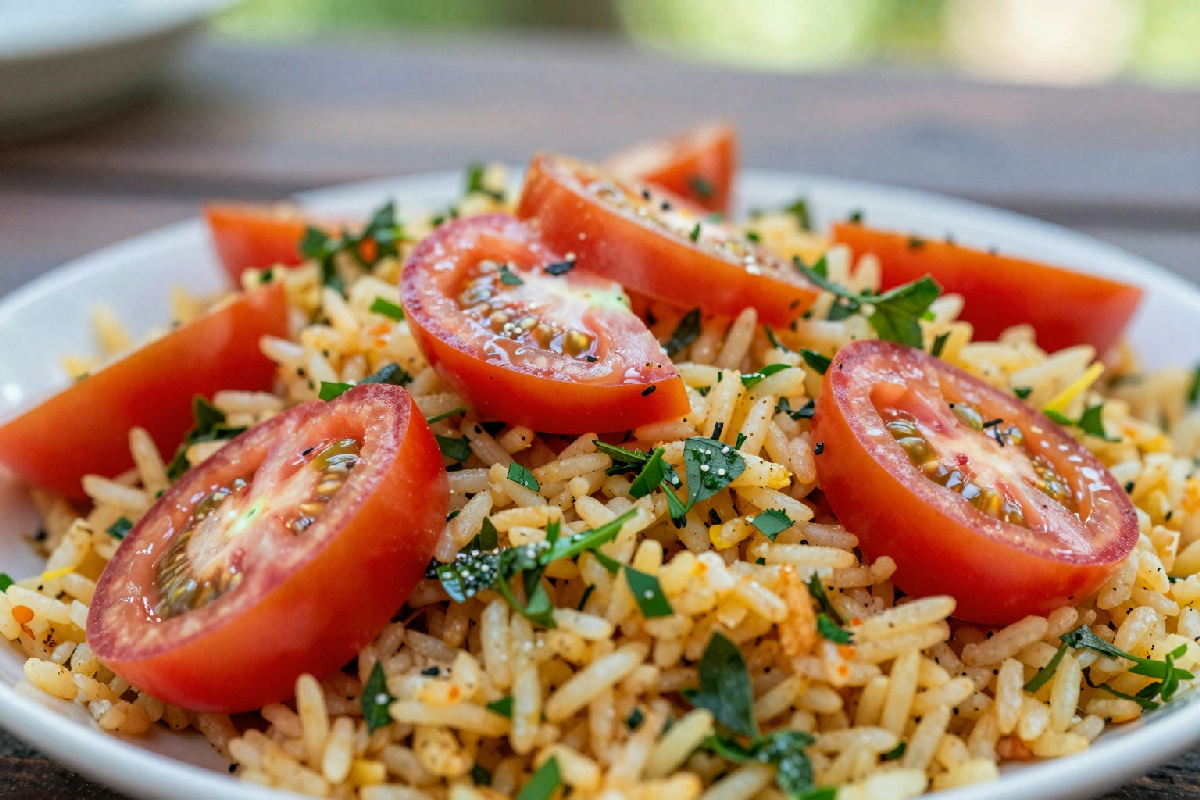Non preparare mai l'insalata di riso con pomodori il giorno prima: il trucco che cambia tutto