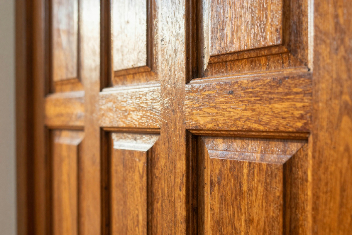 Porte in legno come nuove: il trucco per farle brillare in un attimo