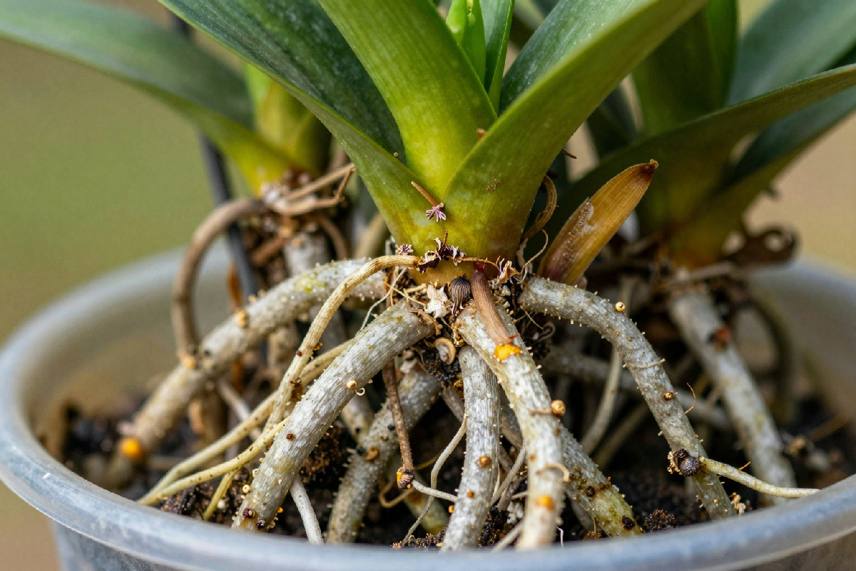 Radici secche nell'orchidea: segnali d'allerta e soluzioni che ogni amante delle piante deve conoscere