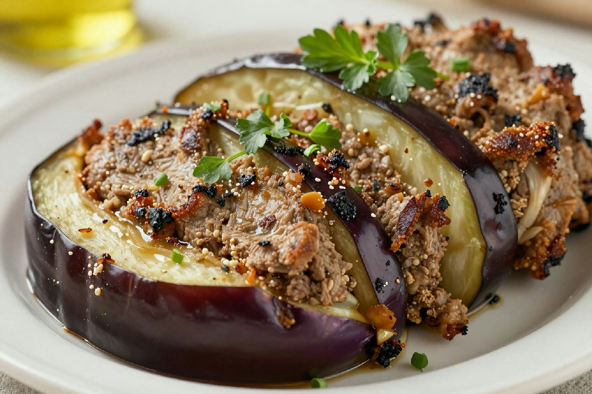 Se hai solo 20 minuti e vuoi sorprendere a tavola, questo polpettone di melanzane è la risposta che cercavi