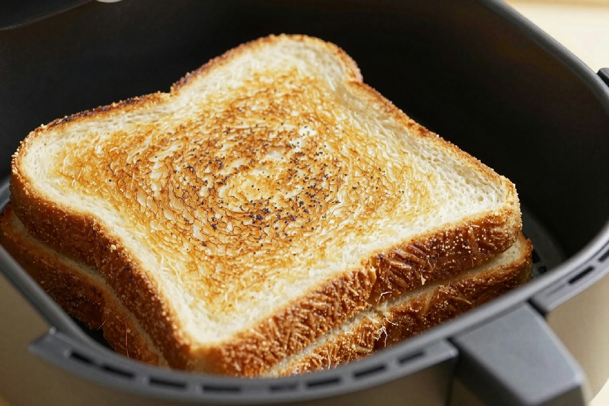 Toast croccante e veloce: il piatto che rivoluziona i tuoi pranzi con la friggitrice ad aria
