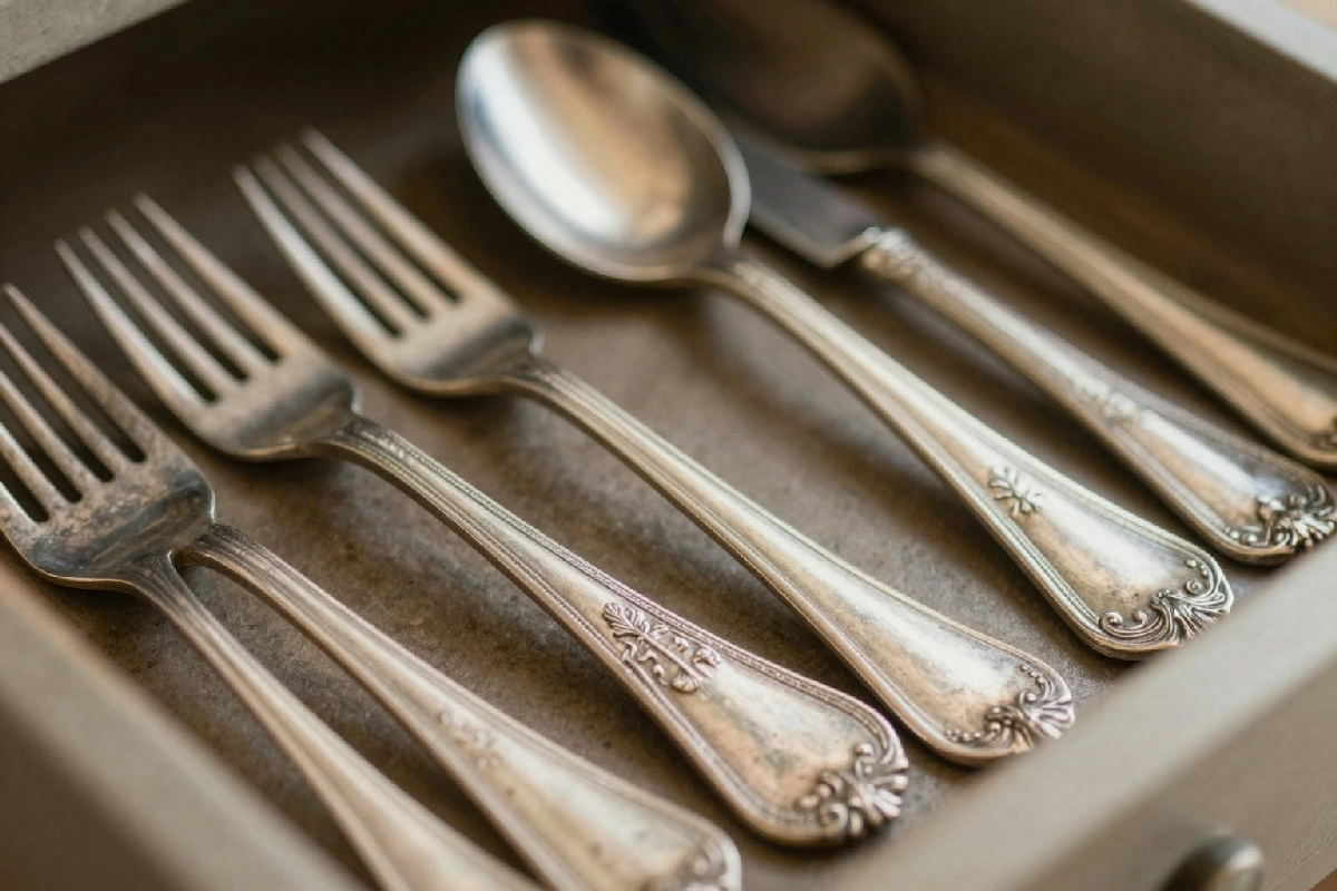 Un antico segreto sull'argento: perché le tue posate anneriscono così in fretta