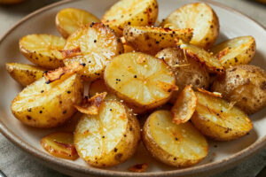 Patate novelle al forno, la ricetta irresistibile delle schiacciate dorate e croccanti